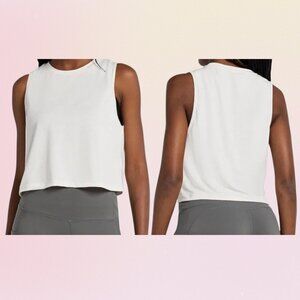 baleaf Cropped Athletic Tank – White (M)